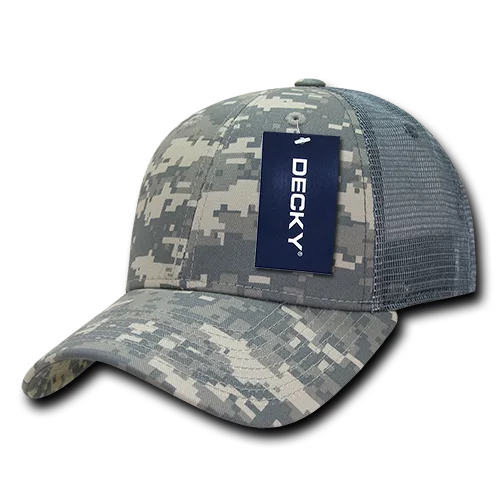 Decky Headwear 218 in Camouflage and Tri-Colors
