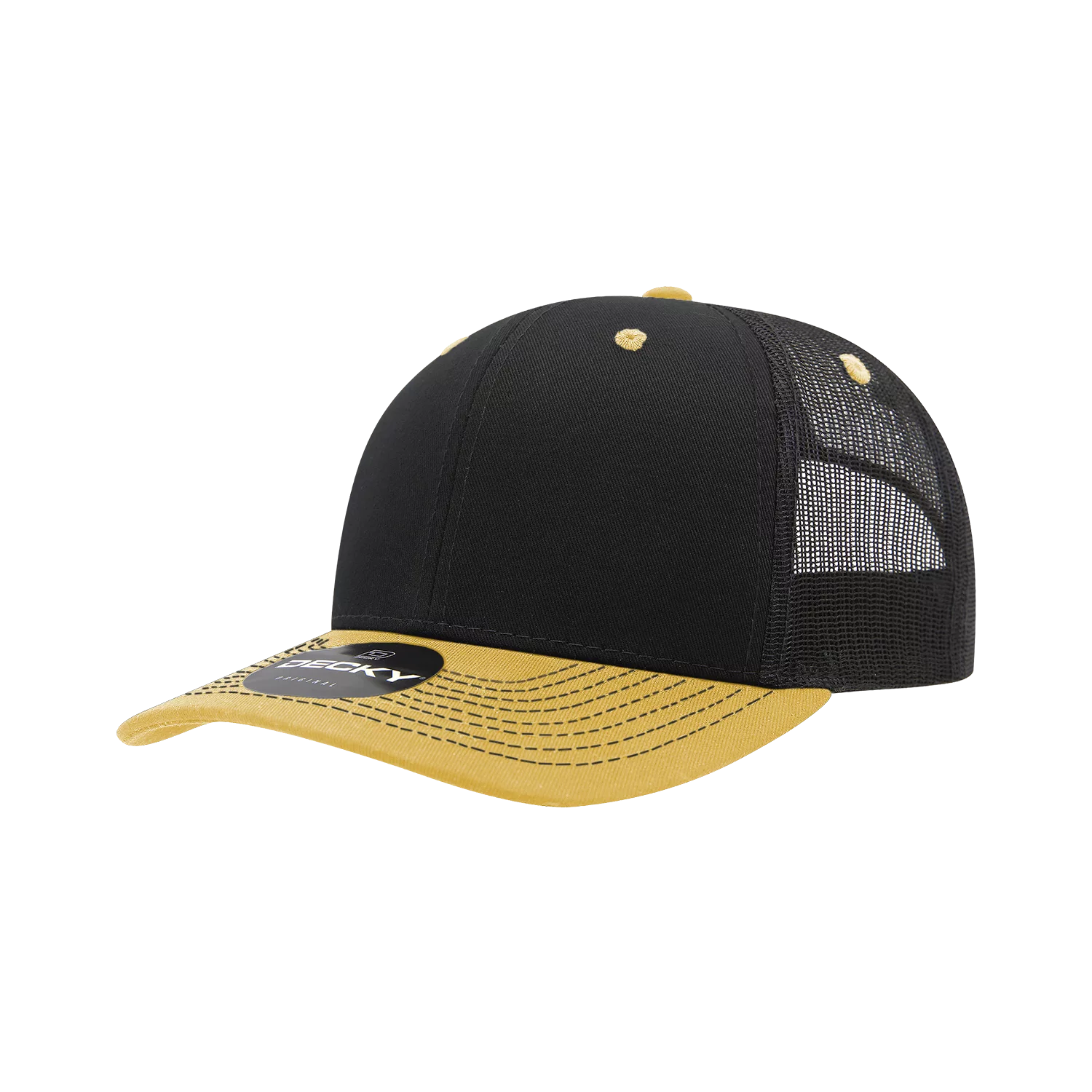 Decky Headwear 6031 in Dual-Colors (Embroidered with Your Logo)