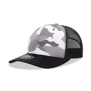 Decky Headwear 1054 in Camouflage Print and Tri-Colors