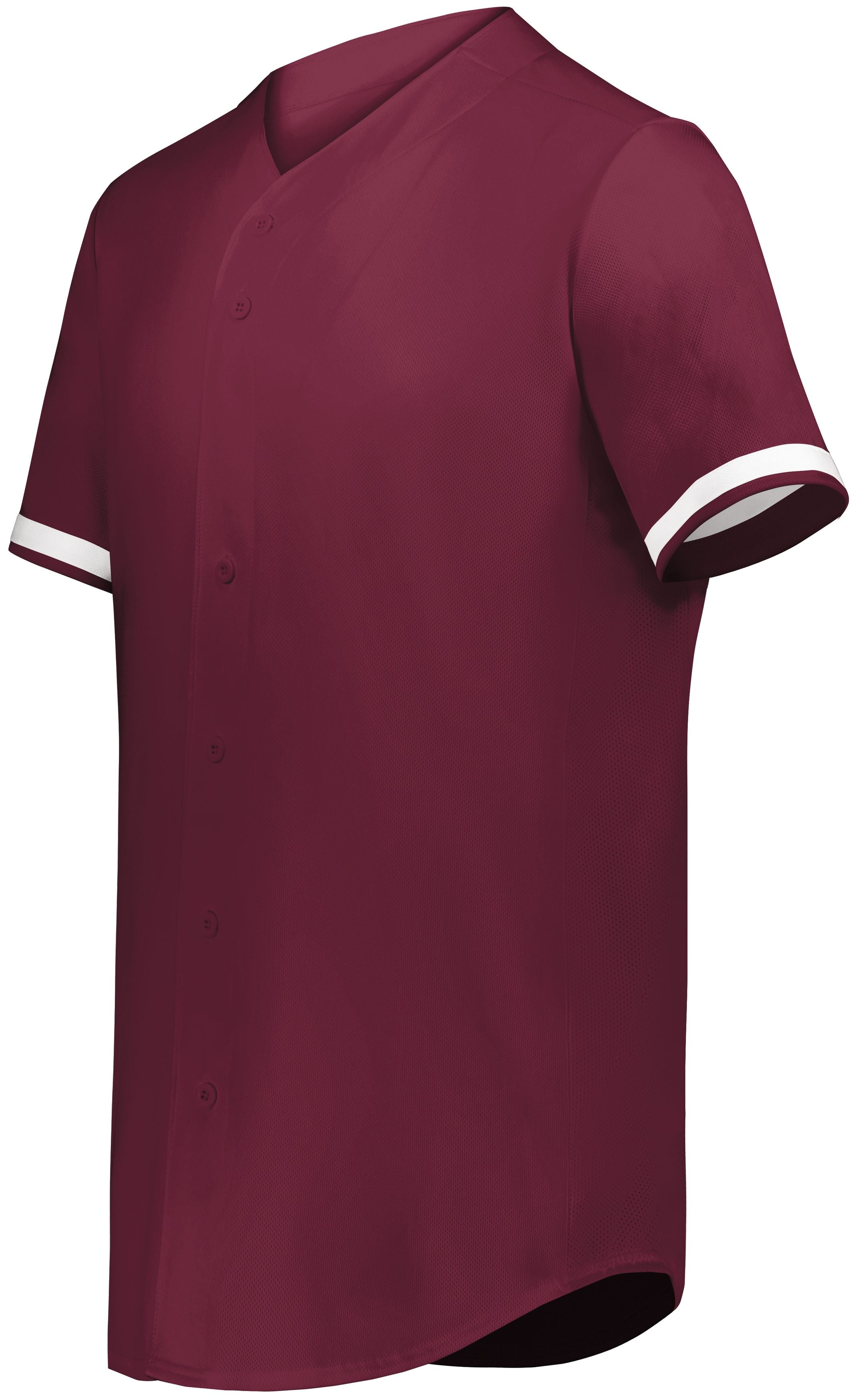 Cutter+ Full Button Baseball Jersey (Dark colors, Printed with your logo) - AtlanticCoastSports