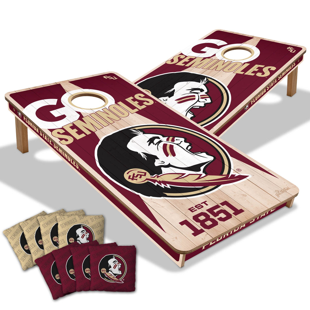 Florida State Seminoles All Wood Cornhole 2x4 by youthefan