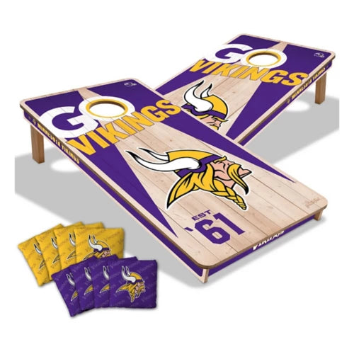 Minnesota Vikings All Wood Cornhole 2x4 by youthefan - AtlanticCoastSports