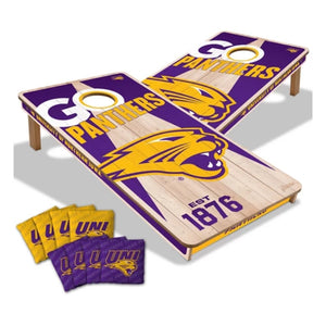Northern Iowa Panthers All Wood Cornhole 2x4 by youthefan