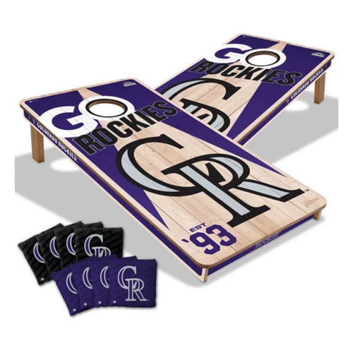 Colorado Rockies All Wood Cornhole 2x4 by youthefan