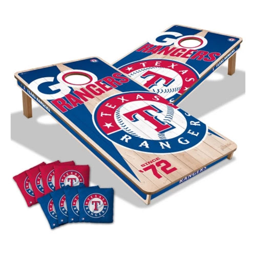 Texas Rangers All Wood Cornhole 2x4 by youthefan