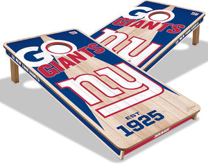 New York Giants All Wood Cornhole 2x4 by youthefan