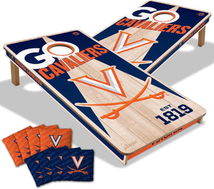Virginia Cavaliers All Wood Cornhole 2x4 by youthefan
