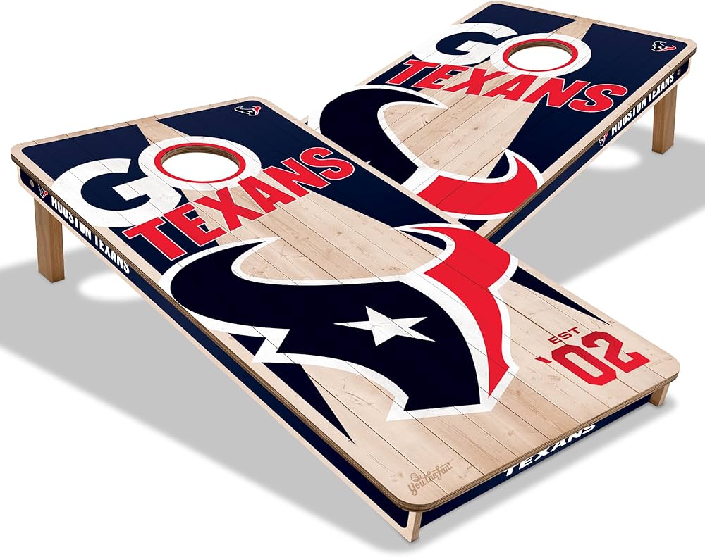 Houston Texans All Wood Cornhole 2x4 by youthefan