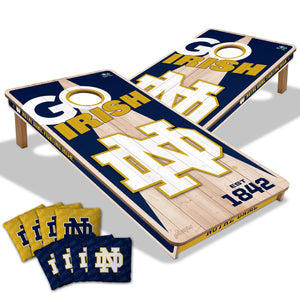 Notre Dame Fighting Irish All Wood Cornhole 2x4 by youthefan