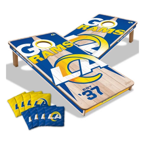 Los Angeles Rams All Wood Cornhole 2x4 by youthefan