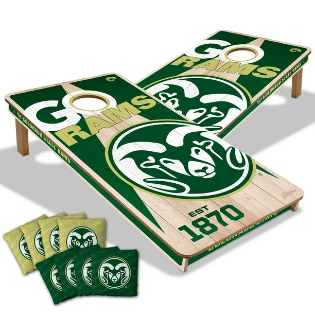 Colorado State Rams All Wood Cornhole 2x4 by youthefan