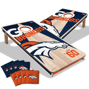 Denver Broncos All Wood Cornhole 2x4 by youthefan - AtlanticCoastSports