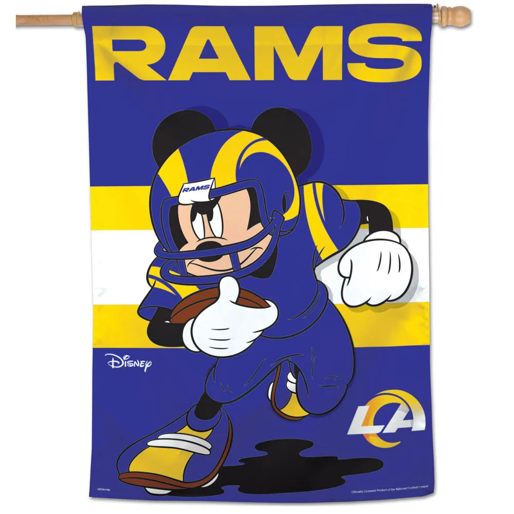 Los Angeles Rams / Disney Vertical Flag 28" x 40"