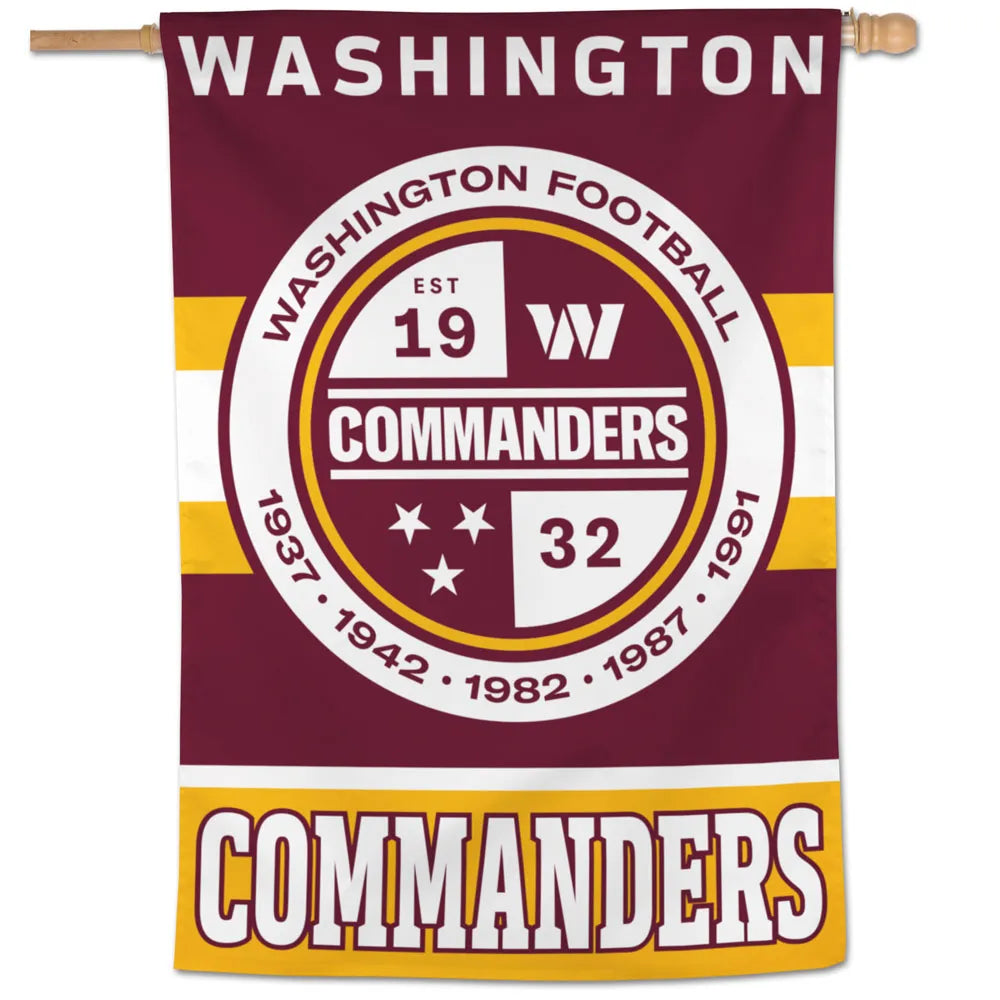 Washington Commanders Vertical Flag 28" x 40"