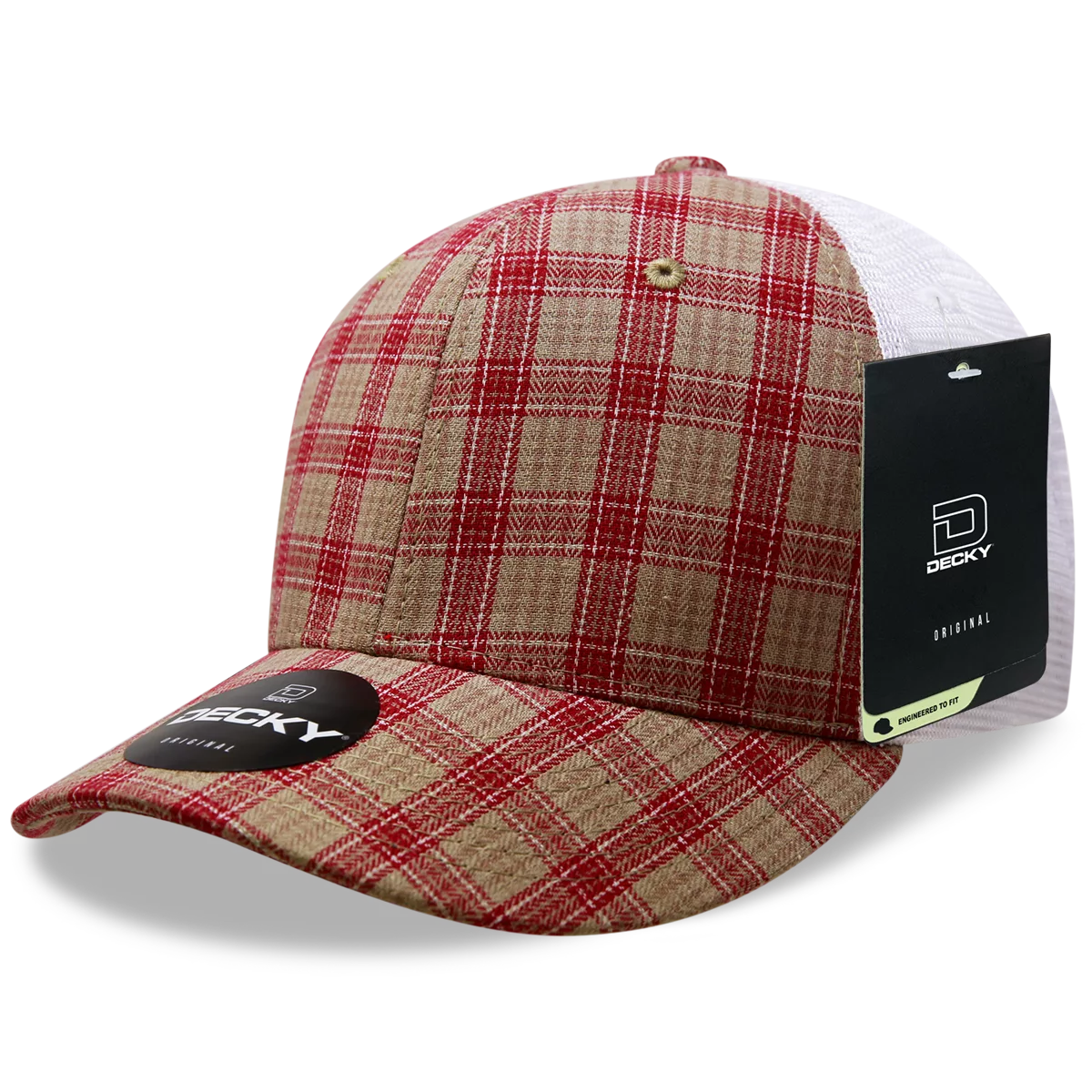 Decky Headwear 6017 in Plaid Patterns, Set 1