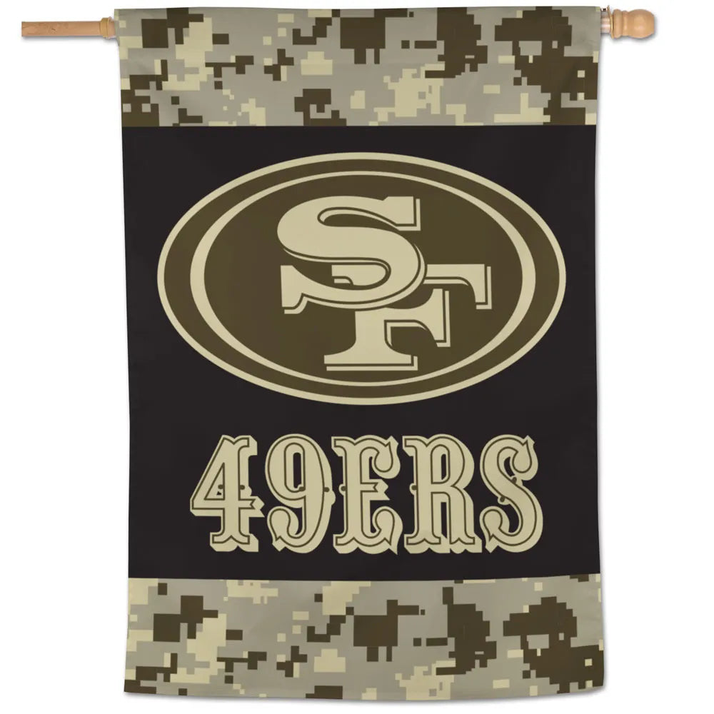 San Francisco 49ers DIGI CAMO Vertical Flag 28" x 40"