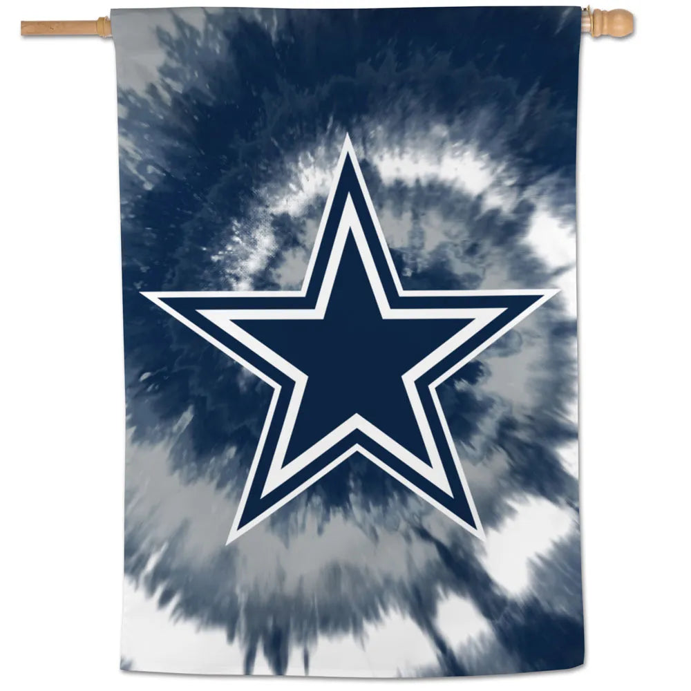 Dallas Cowboys Tie Dye Vertical Flag 28" x 40"