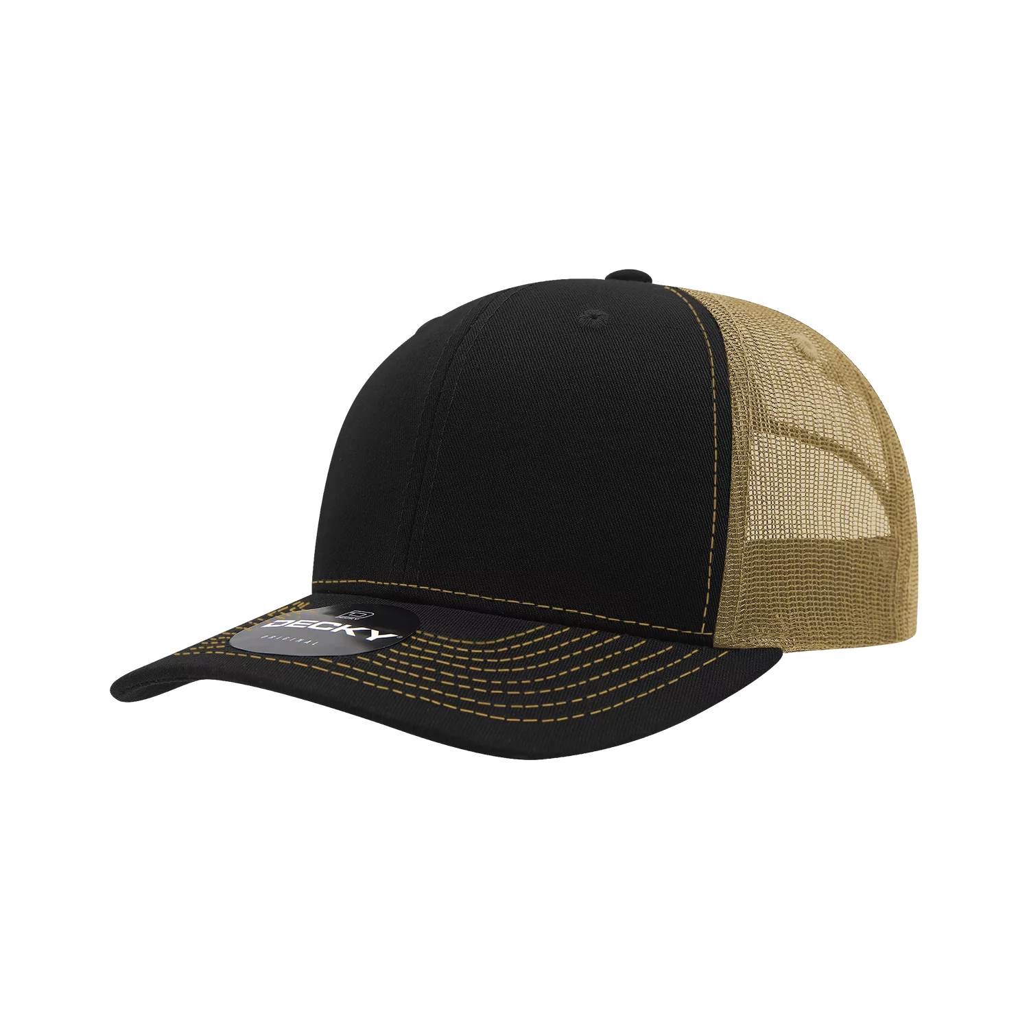 Decky Headwear 6031 in Tri-Colors (Embroidered with Your Logo)