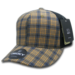 Decky Headwear 6018 in Plaid Patterns (Embroidered with Your Logo)