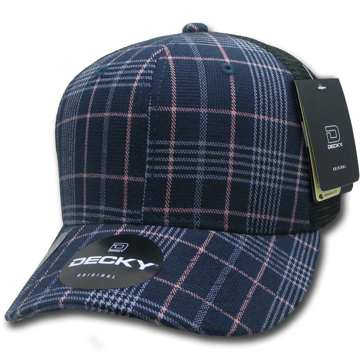 Decky Headwear 6018 in Plaid Patterns (Embroidered with Your Logo)