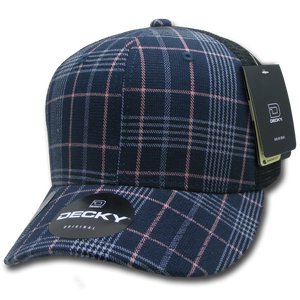 Decky Headwear 6018 in Plaid Patterns (Embroidered with Your Logo)