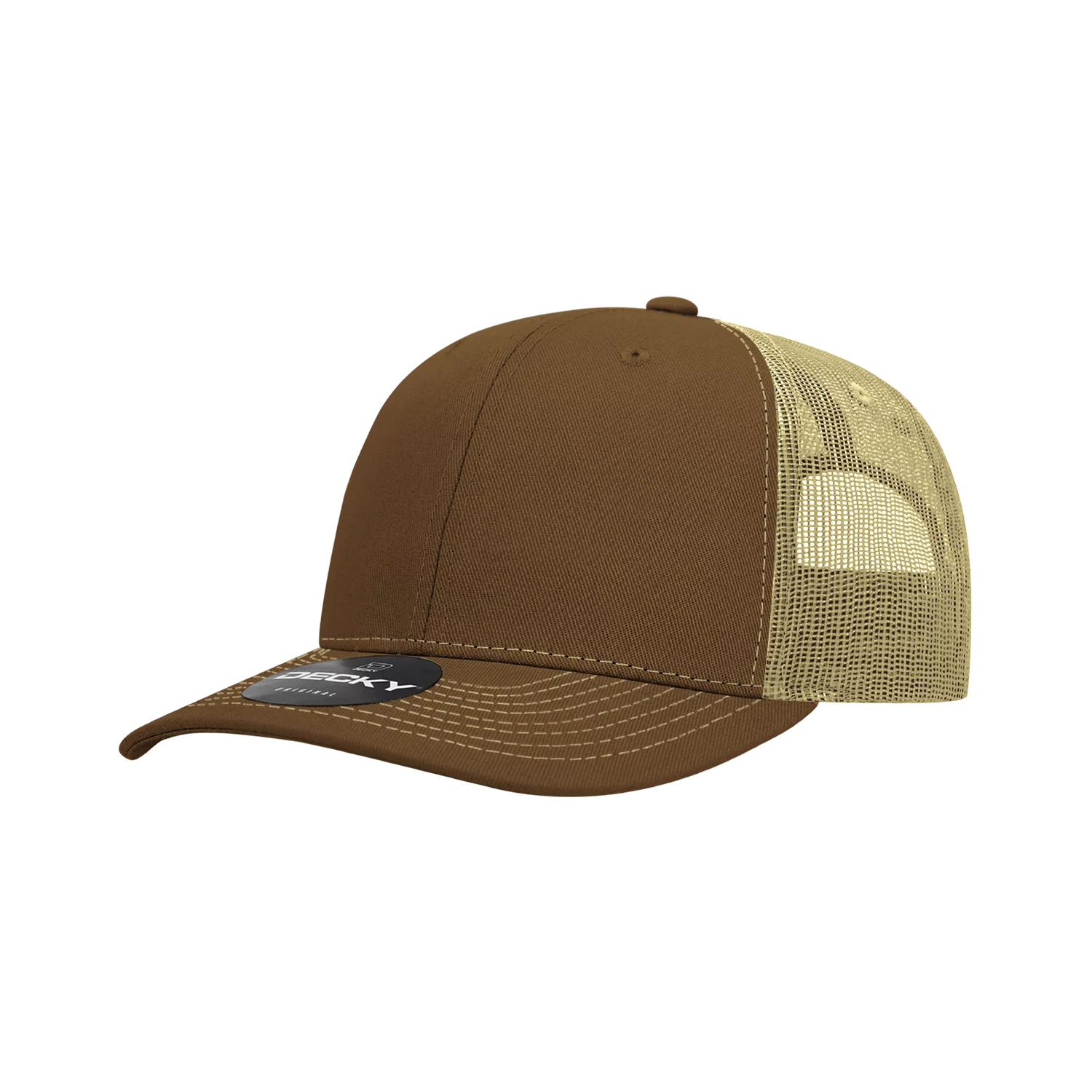 Decky Headwear 6031 in Tri-Colors (Embroidered with Your Logo)