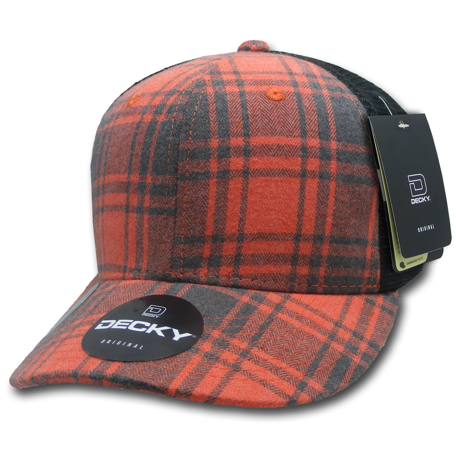 Decky Headwear 6018 in Plaid Patterns (Embroidered with Your Logo)