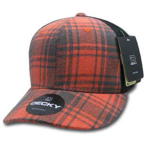 Decky Headwear 6018 in Plaid Patterns (Embroidered with Your Logo)