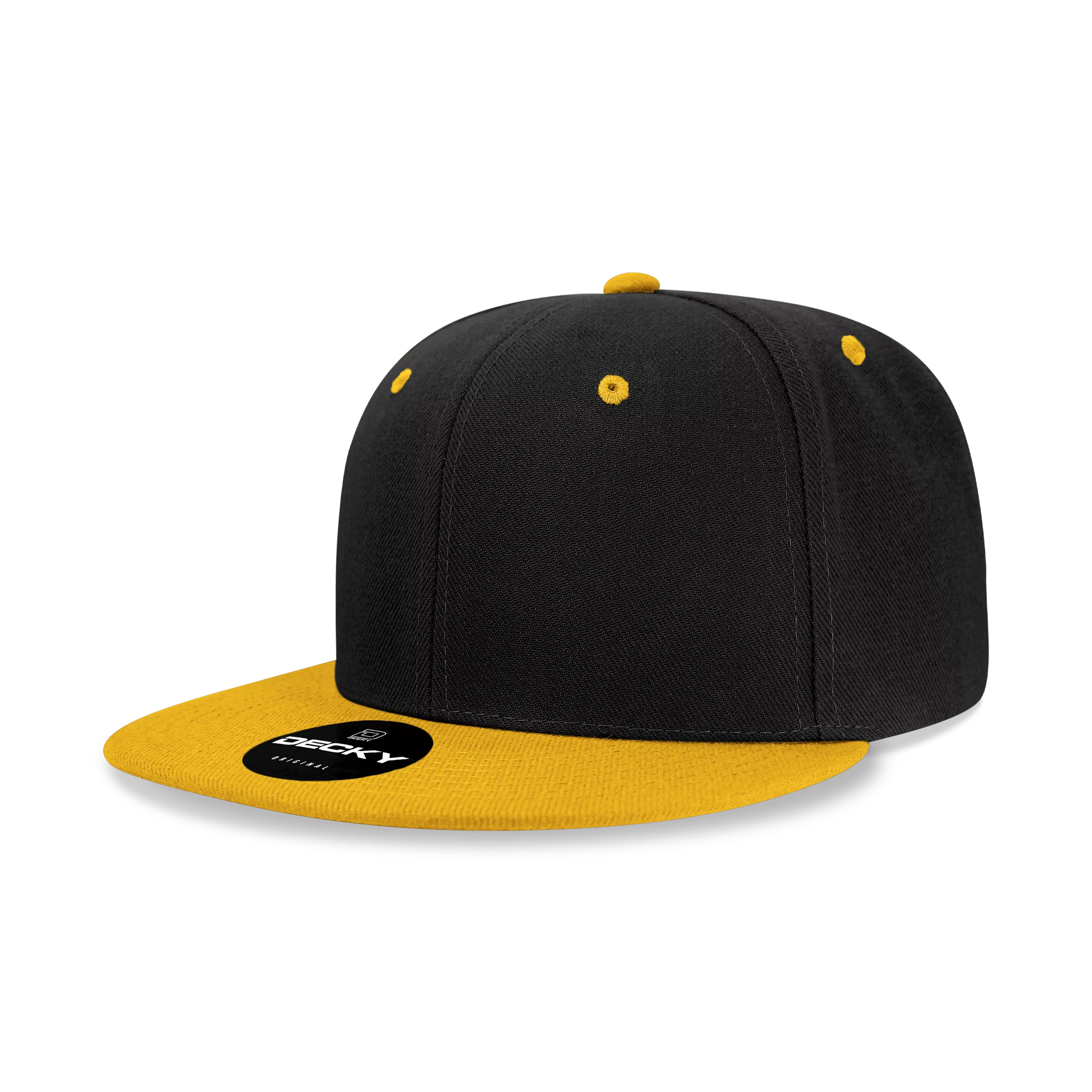 Decky Headwear 6020 in Solid, Dual, and Tri-Colors (Embroidered with Your Logo)