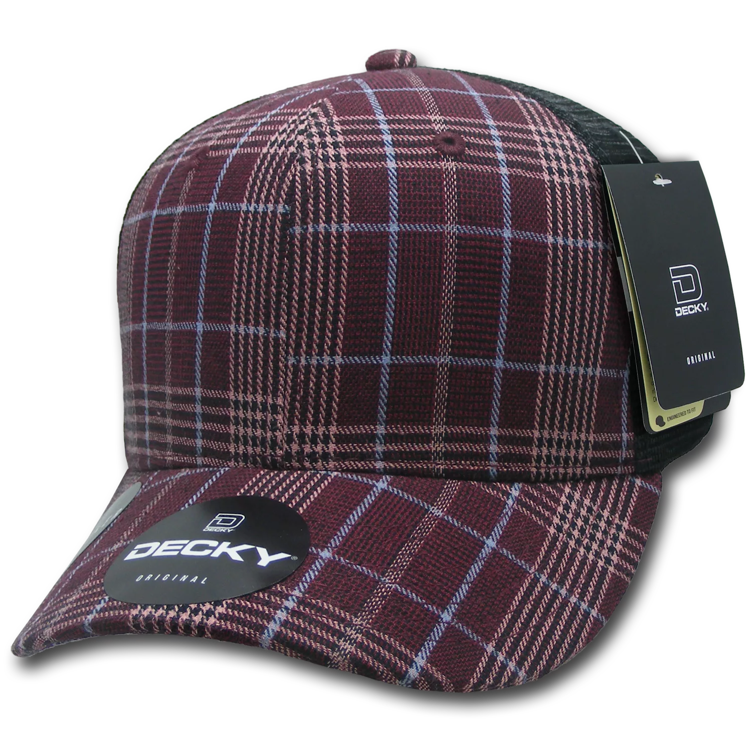 Decky Headwear 6018 in Plaid Patterns (Embroidered with Your Logo)