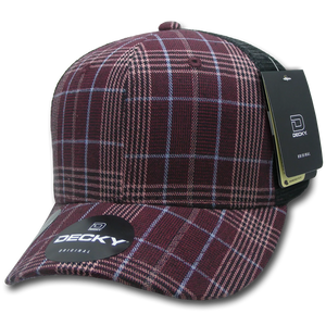 Decky Headwear 6018 in Plaid Patterns (Embroidered with Your Logo)