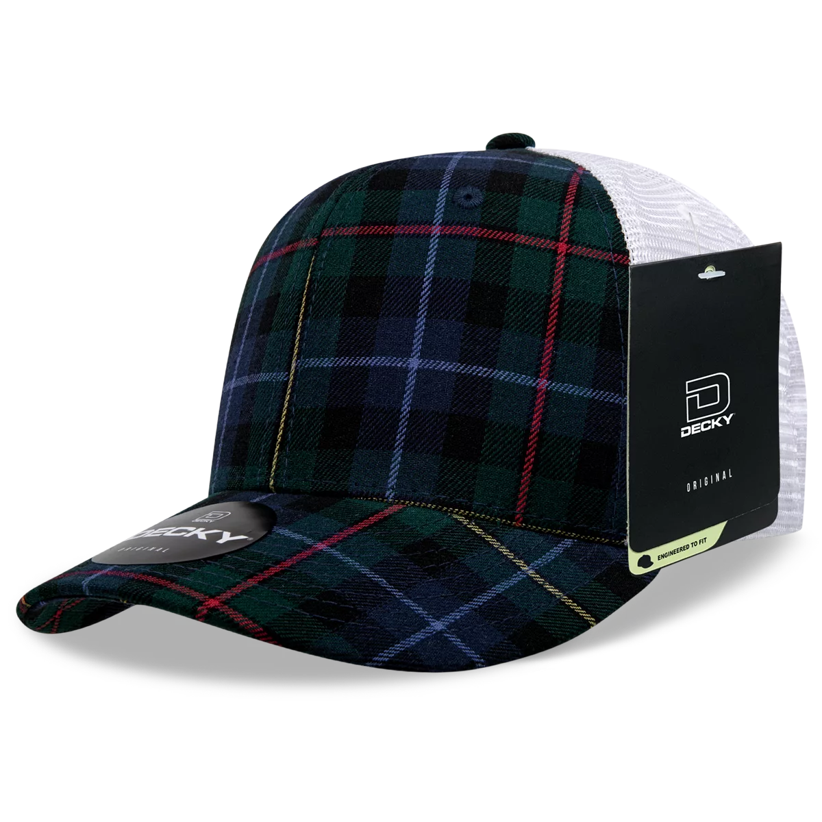 Decky Headwear 6017 in Plaid Patterns, Set 1