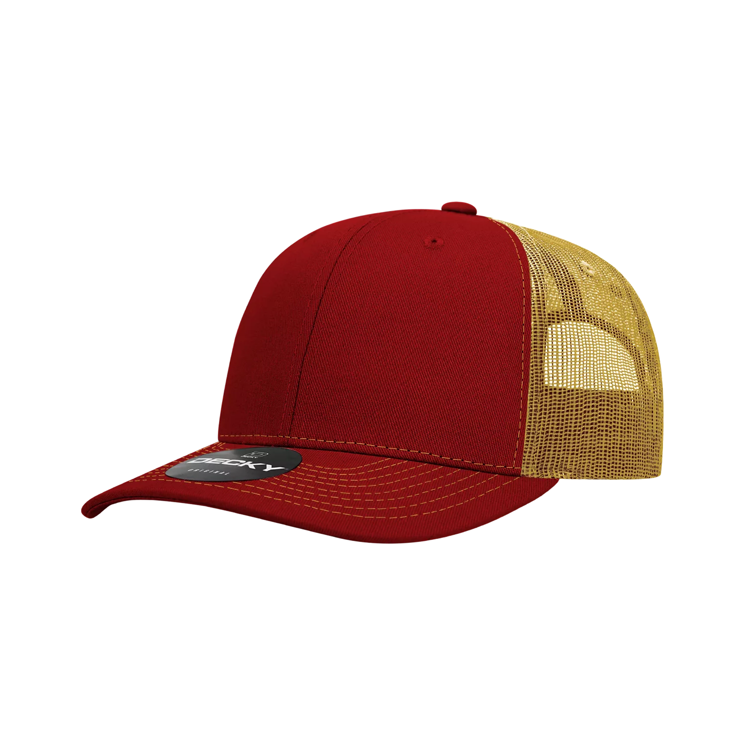Decky Headwear 6031 in Tri-Colors (Embroidered with Your Logo)