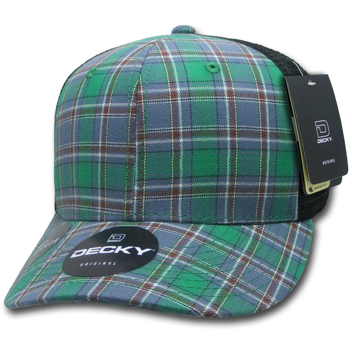 Decky Headwear 6018 in Plaid Patterns (Embroidered with Your Logo)