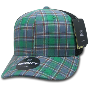 Decky Headwear 6018 in Plaid Patterns (Embroidered with Your Logo)