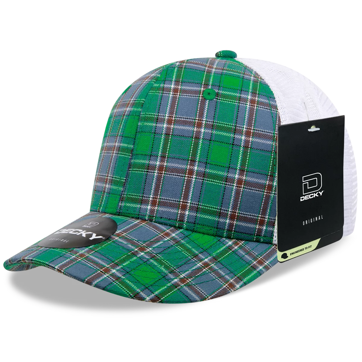 Decky Headwear 6017 in Plaid Patterns, Set 1