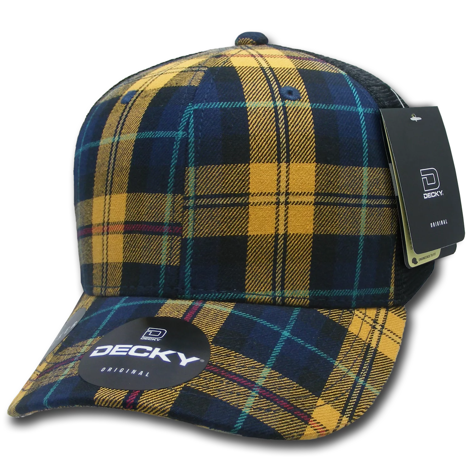 Decky Headwear 6018 in Plaid Patterns (Embroidered with Your Logo)