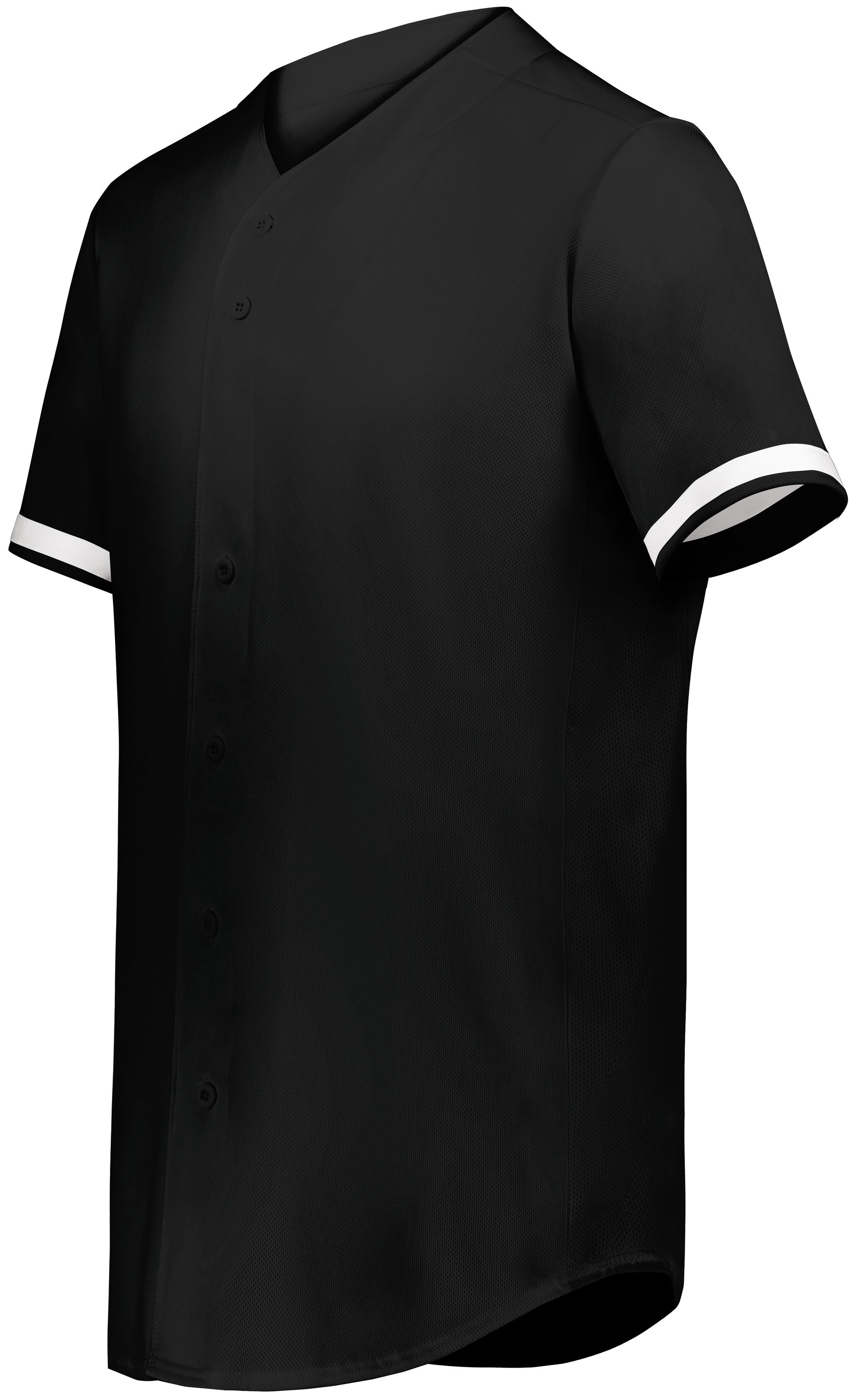 Cutter+ Full Button Baseball Jersey (Dark colors, Printed with your logo) - AtlanticCoastSports