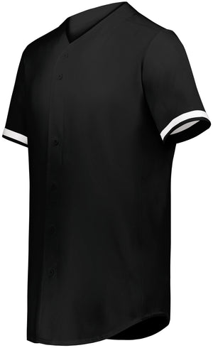 Cutter+ Full Button Baseball Jersey (Dark colors, Printed with your logo) - AtlanticCoastSports