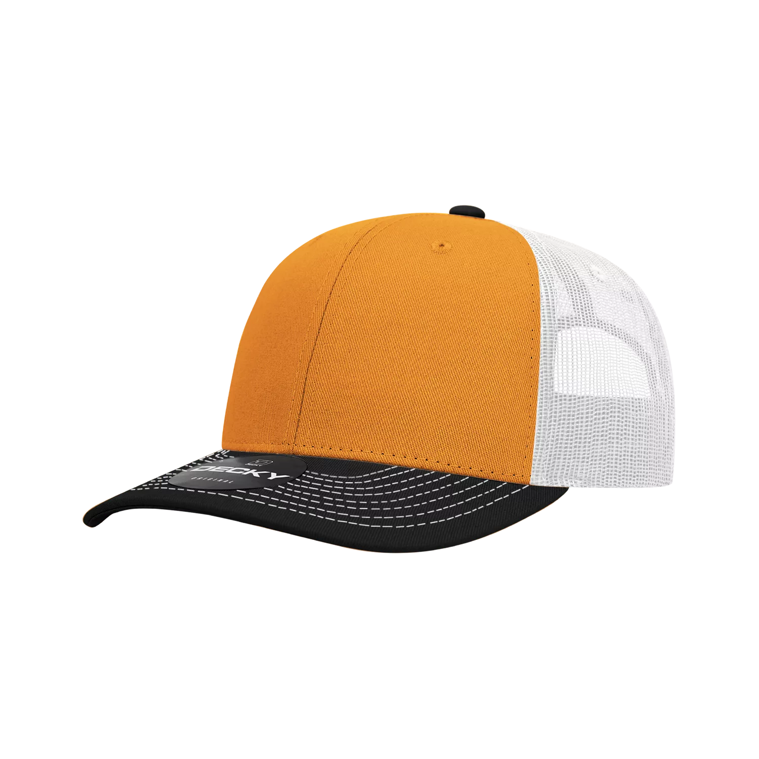 Decky Headwear 6031 in Tri-Colors (Embroidered with Your Logo)