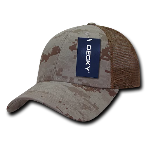 Decky Headwear 218 in Camouflage and Tri-Colors