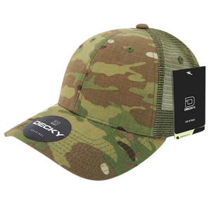 Decky Headwear 6306 in Camouflage and Tri-Colors (Embroidered with Your Logo)