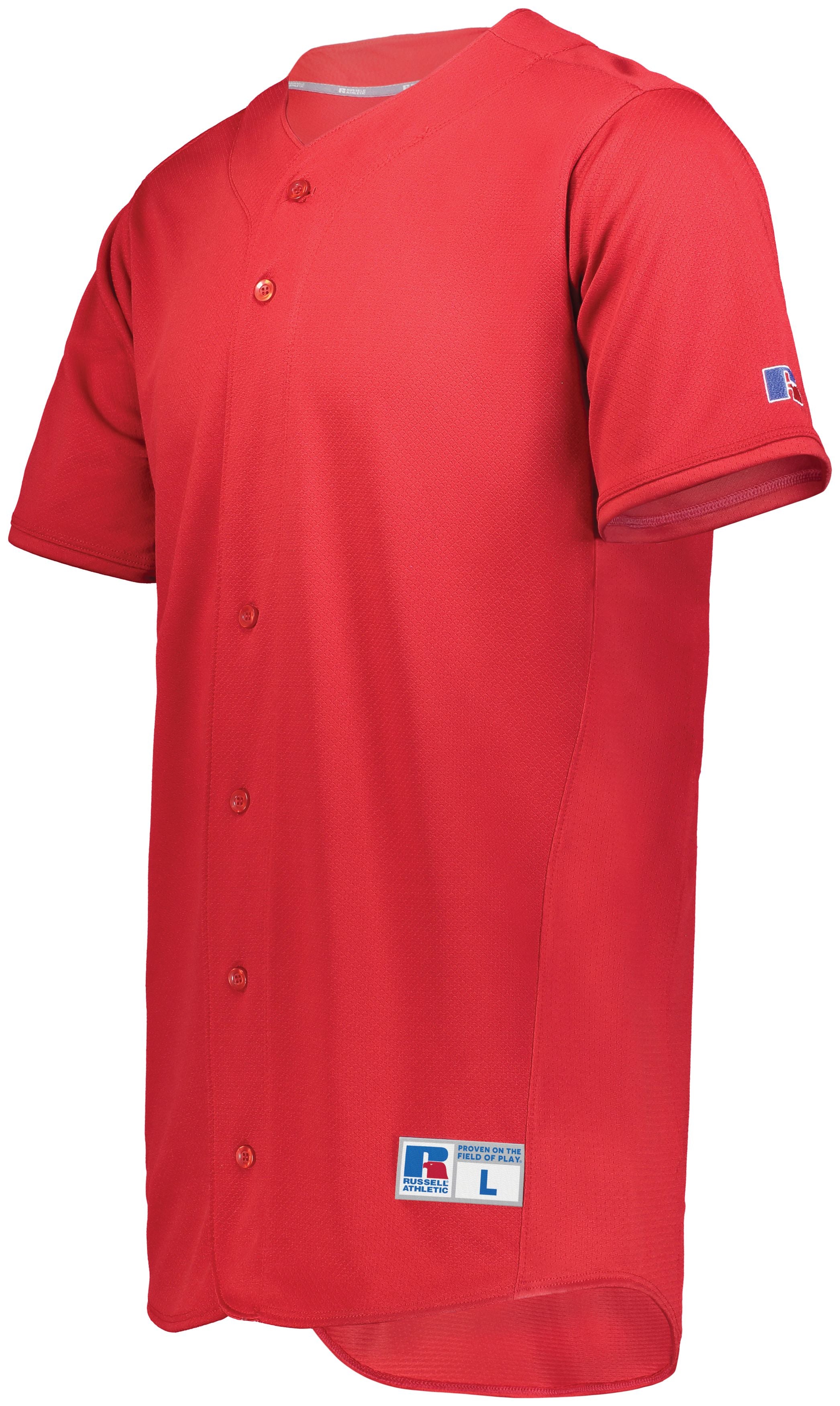 Five Tool Full-Button Front Baseball Jersey (Printed with your logo)