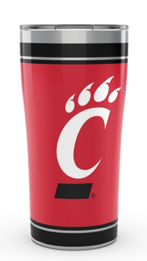 Cincinnati Bearcats Tervis stainless Steel With Hammer Lid - AtlanticCoastSports