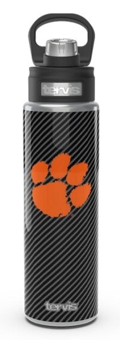 Clemson Tigers Tervis Wide Mouth Bottle 9 size's and colors to choose - AtlanticCoastSports
