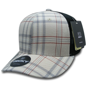 Decky Headwear 6018 in Plaid Patterns (Embroidered with Your Logo)