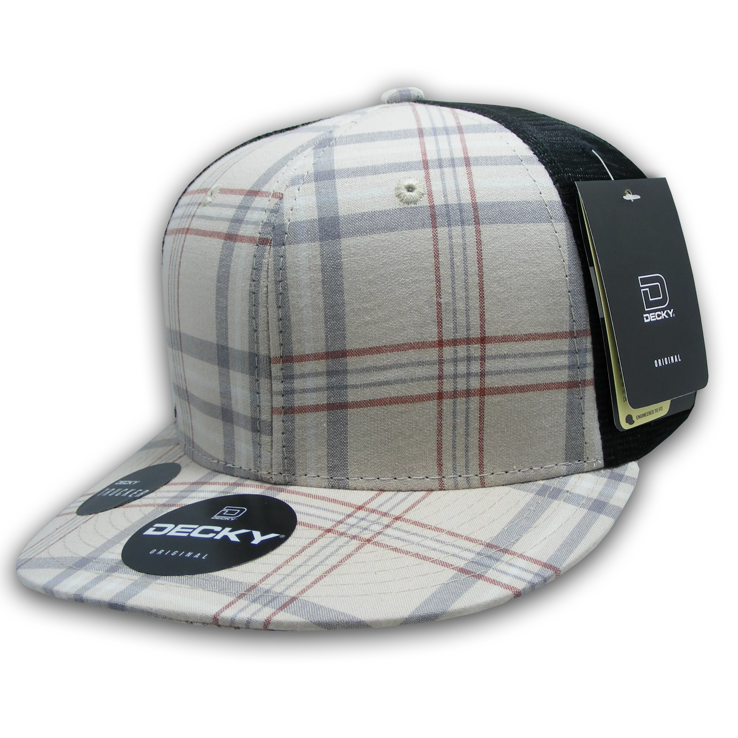 Decky Headwear 6016 in Plaid Patterns