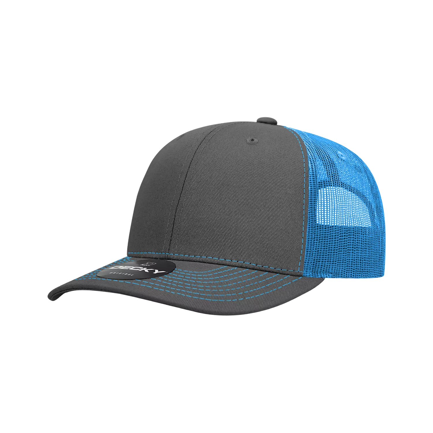 Decky Headwear 6031 in Tri-Colors (Embroidered with Your Logo)
