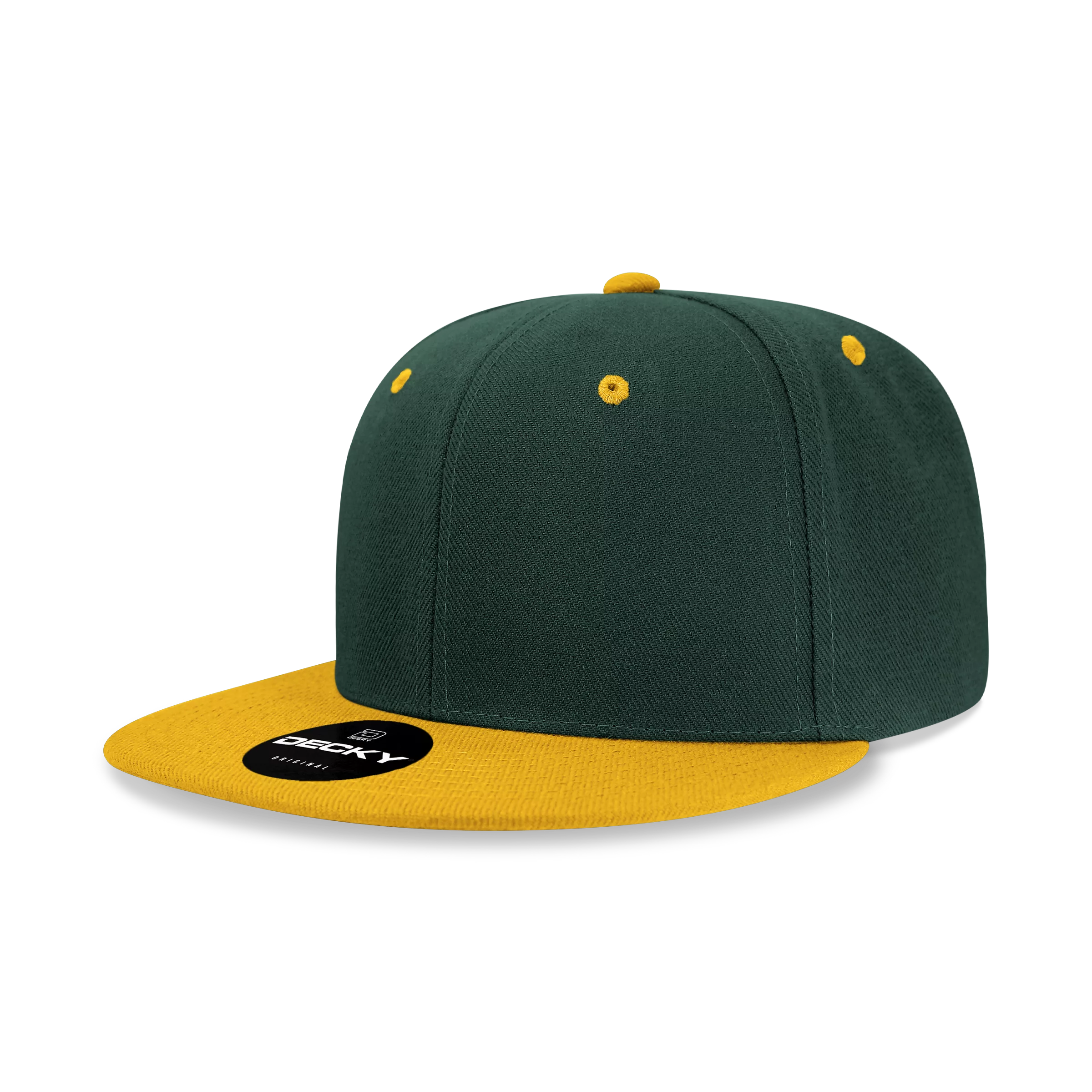 Decky Headwear 6020 in Solid, Dual, and Tri-Colors (Embroidered with Your Logo)