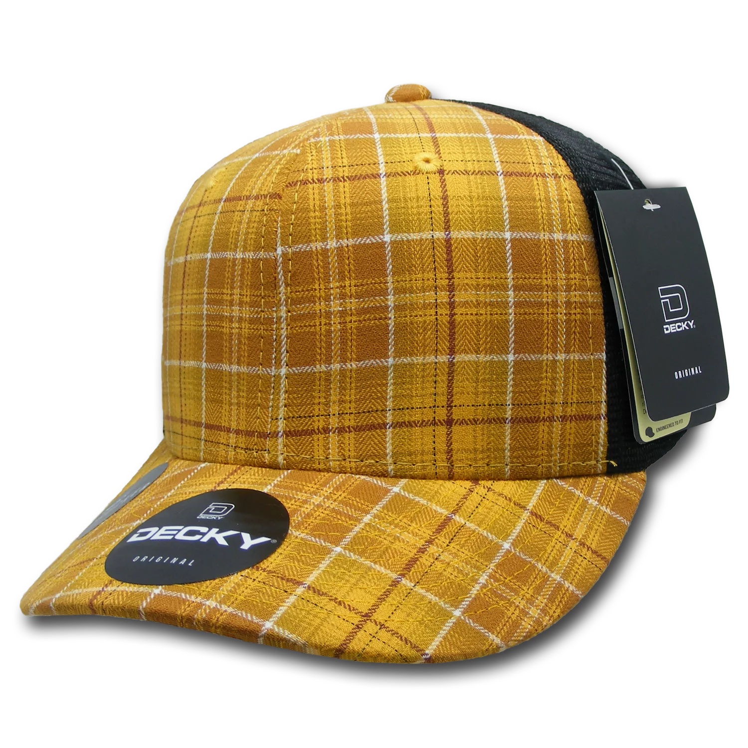 Decky Headwear 6018 in Plaid Patterns (Embroidered with Your Logo)